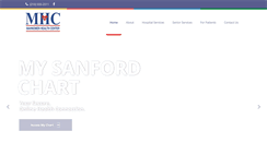 Desktop Screenshot of mahnomenhealthcenter.com